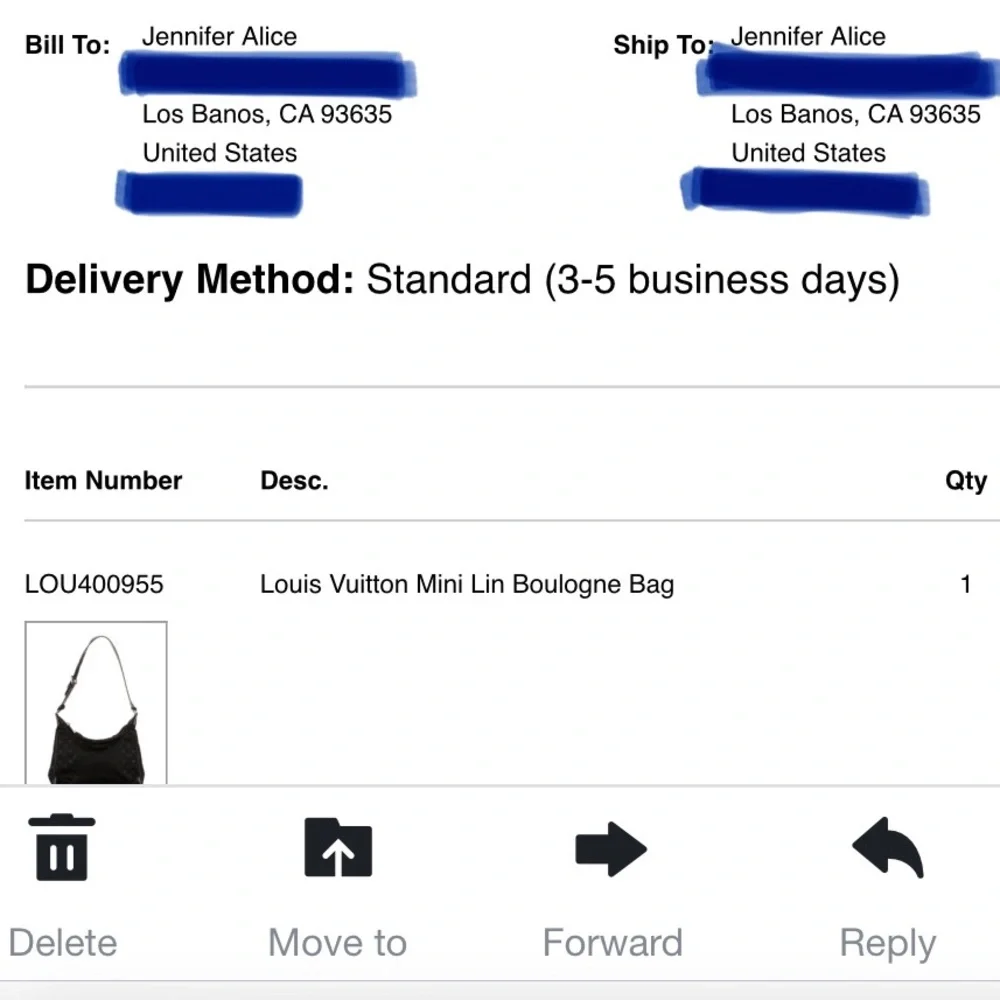 Louis Vuitton Boulogne bag - Picture 6 of 6